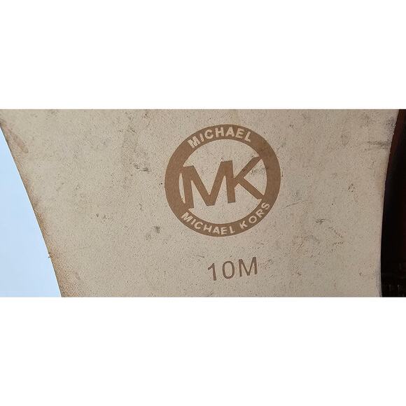 Michael Kors Stockard Cognac Brown Leather Riding Tall Boots Knee High Women 10M - Picture 11 of 11